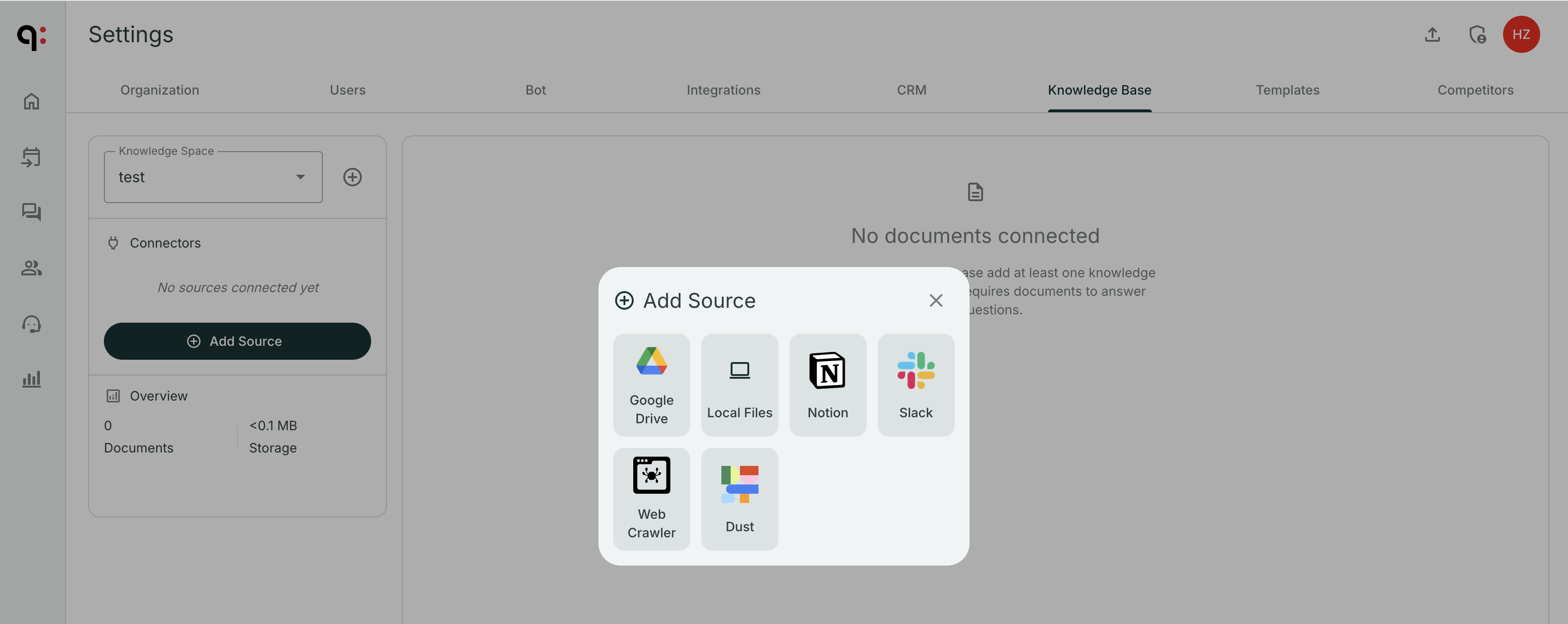 Add connector